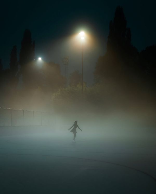 Figure Skater on the Jaap Eden Ice Ring